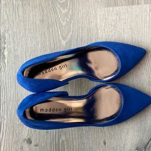 Madden girl size 7.5, blue